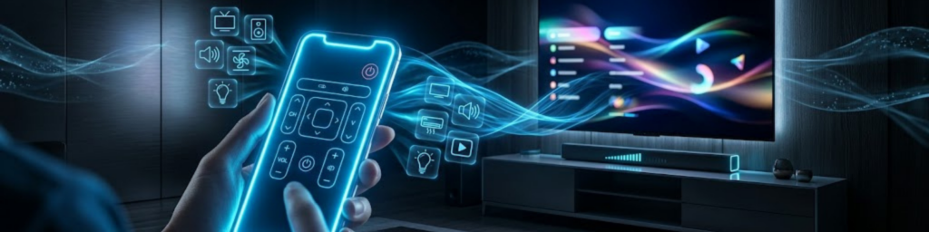Celular em um Controle Remoto
